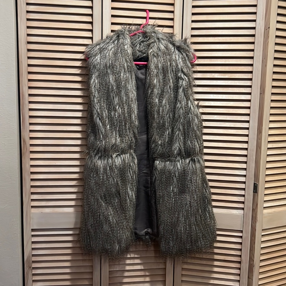 Zara Faux Fur Vest